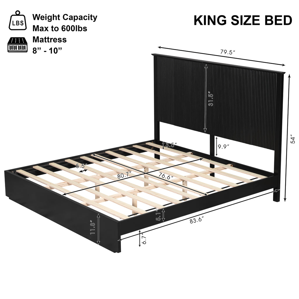 Stylish King Size Bed Frame