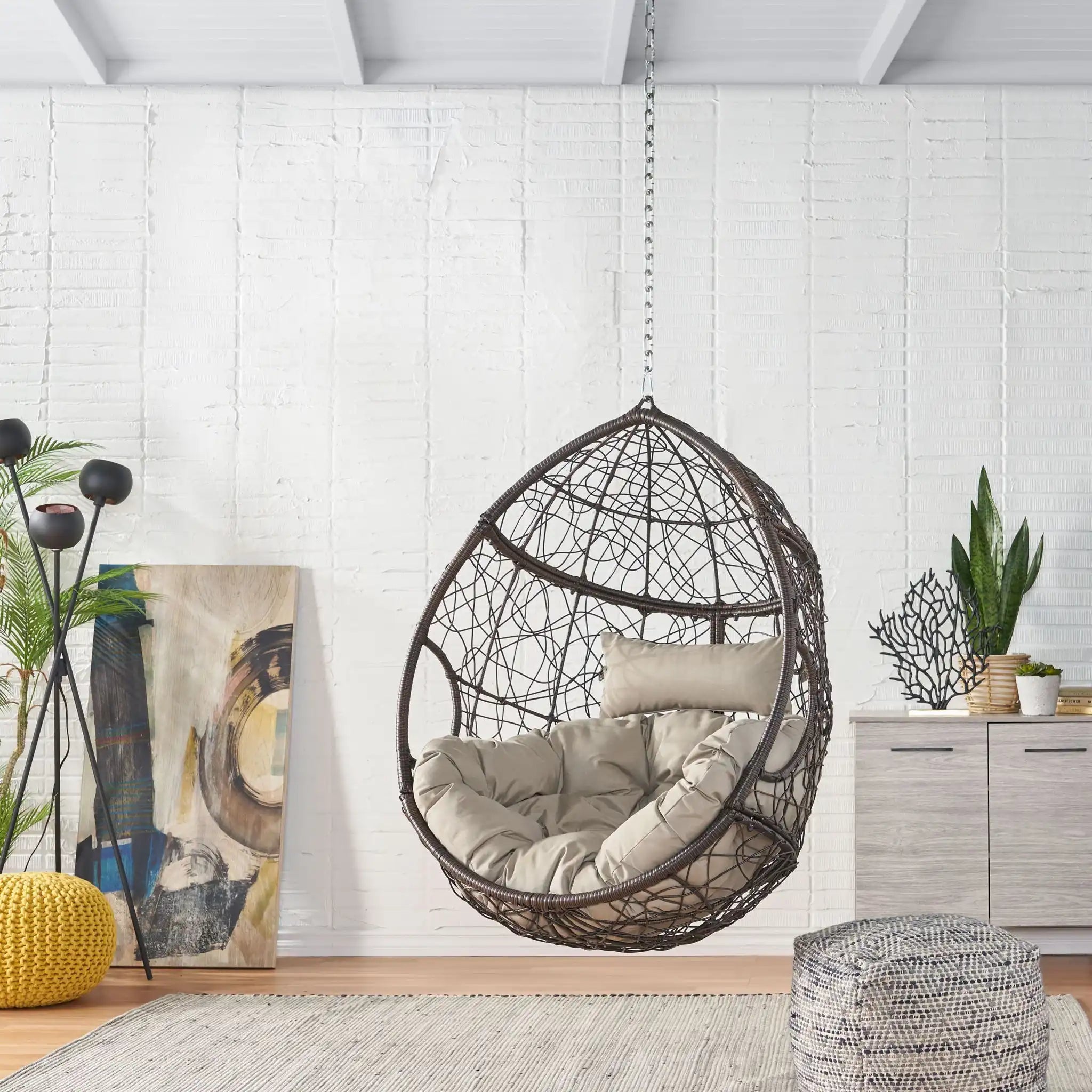 Teardrop Hanging Chair With 8Ft Chain