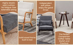 Mid-Century Modern Accent Chair & Coffee Table Set