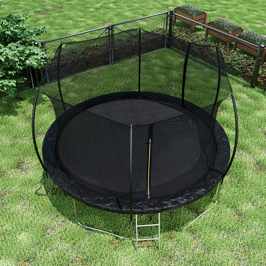 14FT Trampoline with Double-side Color Pad