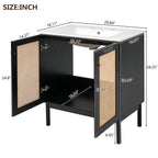 30-Inch Bathroom Vanity Crafted From Natural Materials