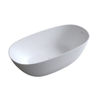 61'' Freestanding Bathtub - Resin Stone Soaking Bathtub