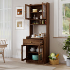 Kitchen Pantry Hutch Storage Cabinet