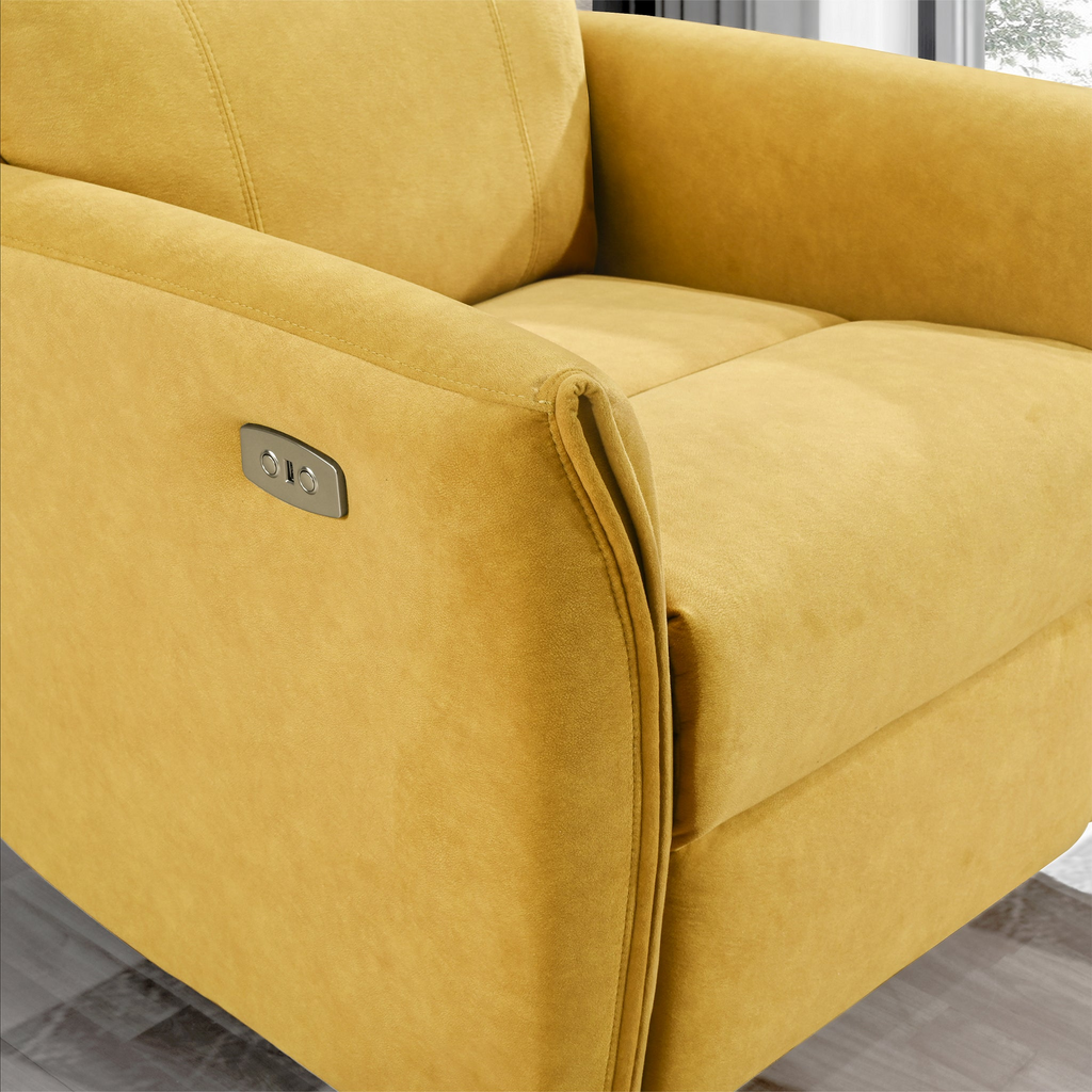 Elegant Style Asheville Dark Recliner Chair