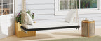 TOPMAX Patio Wooden Swing Chair