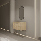 30" Wall-Mounted Bathroom Vanity with 2 Soft Closing Doors