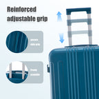 3-Piece ABS Spinner Wheel Luggage Set in Dark Blue