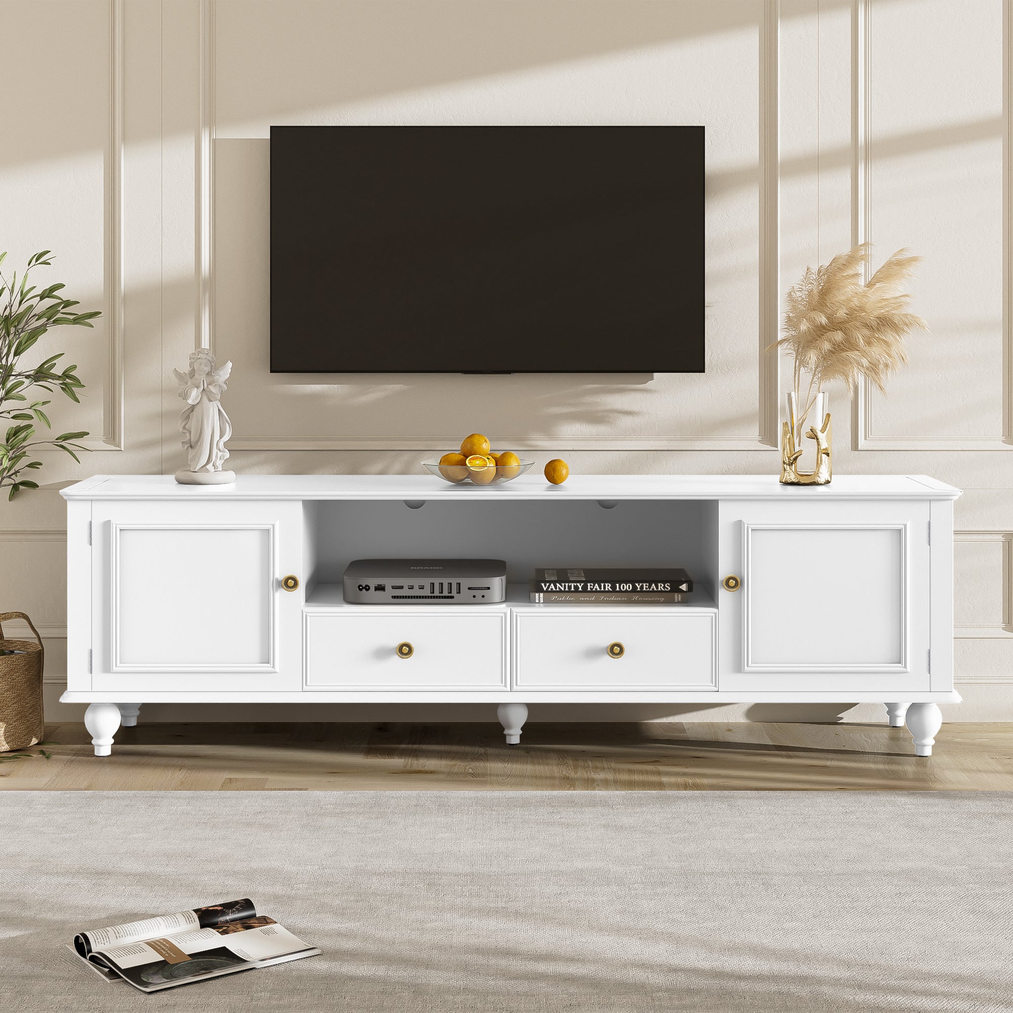 70.9'' Modern TV Stand for TVs Up to 80 Inches