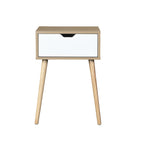 Mid-Century Modern Side Table with Drawer