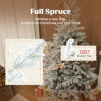 6 ft Artificial Frosted Christmas Tree