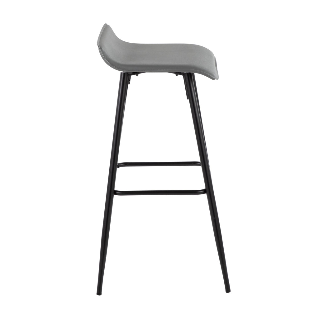 30" Contemporary Fixed-Height Bar Stool