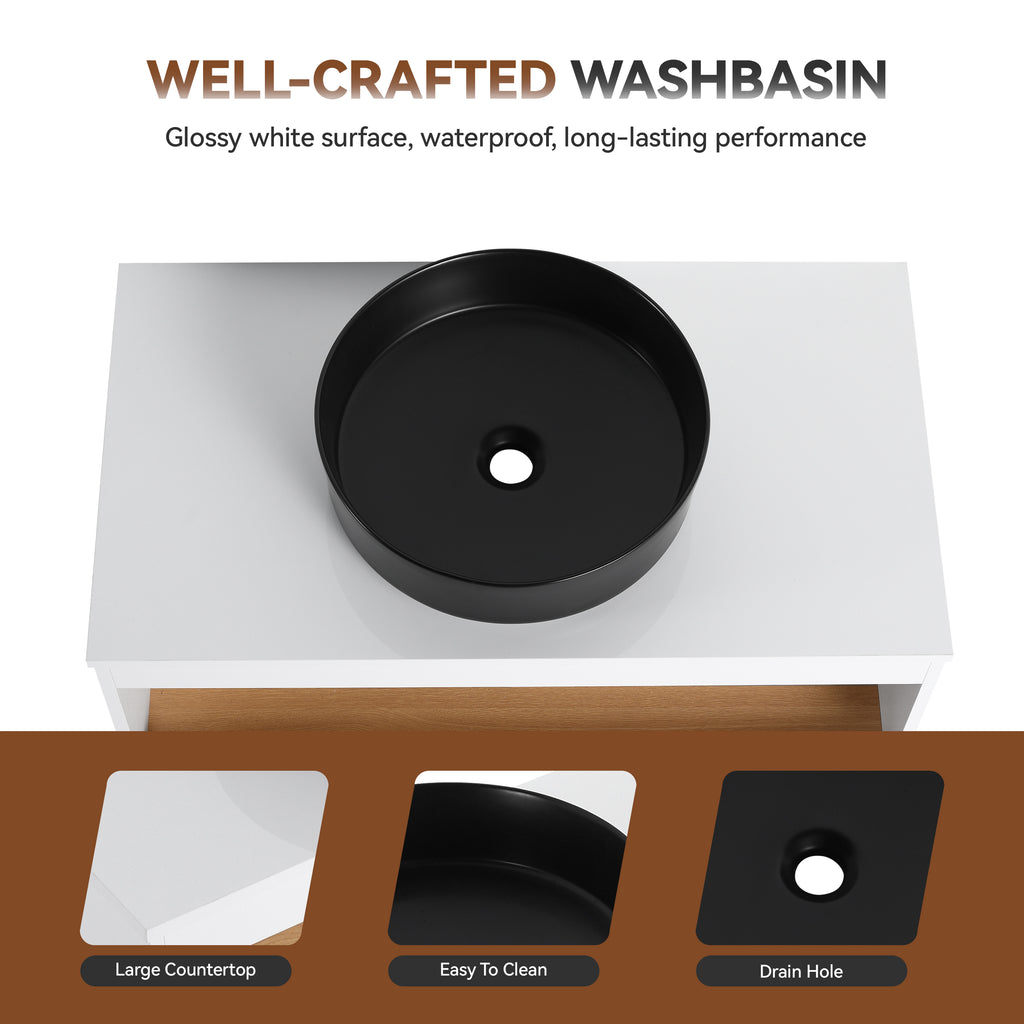 36" Floating Bathroom Vanity with Matte
