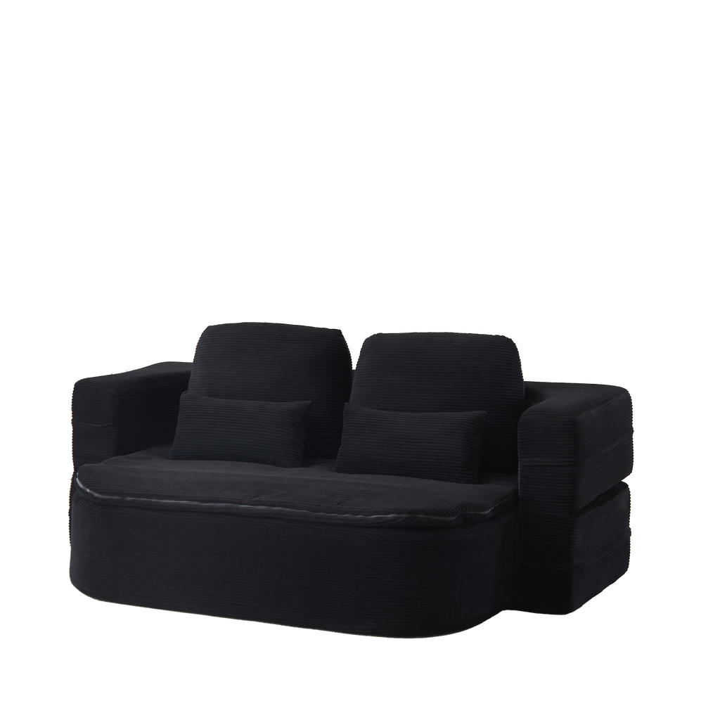 75'' 2-in-1 Foldable Sofa Bed