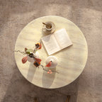 MgO Modern Minimalist Round Accent Coffee Table