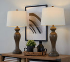 Peppa 31" Contemporary Polyresin Table Lamp in Opal