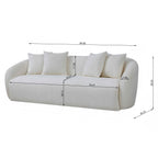 Linden Ivory Boucle Sofa