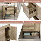 30" Modern Wood Fixture Bathroom Vanity