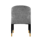 Ola Wood Chenille Dining Chair