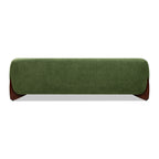 Alpine 90.5" Sherpa Sofa, Moss