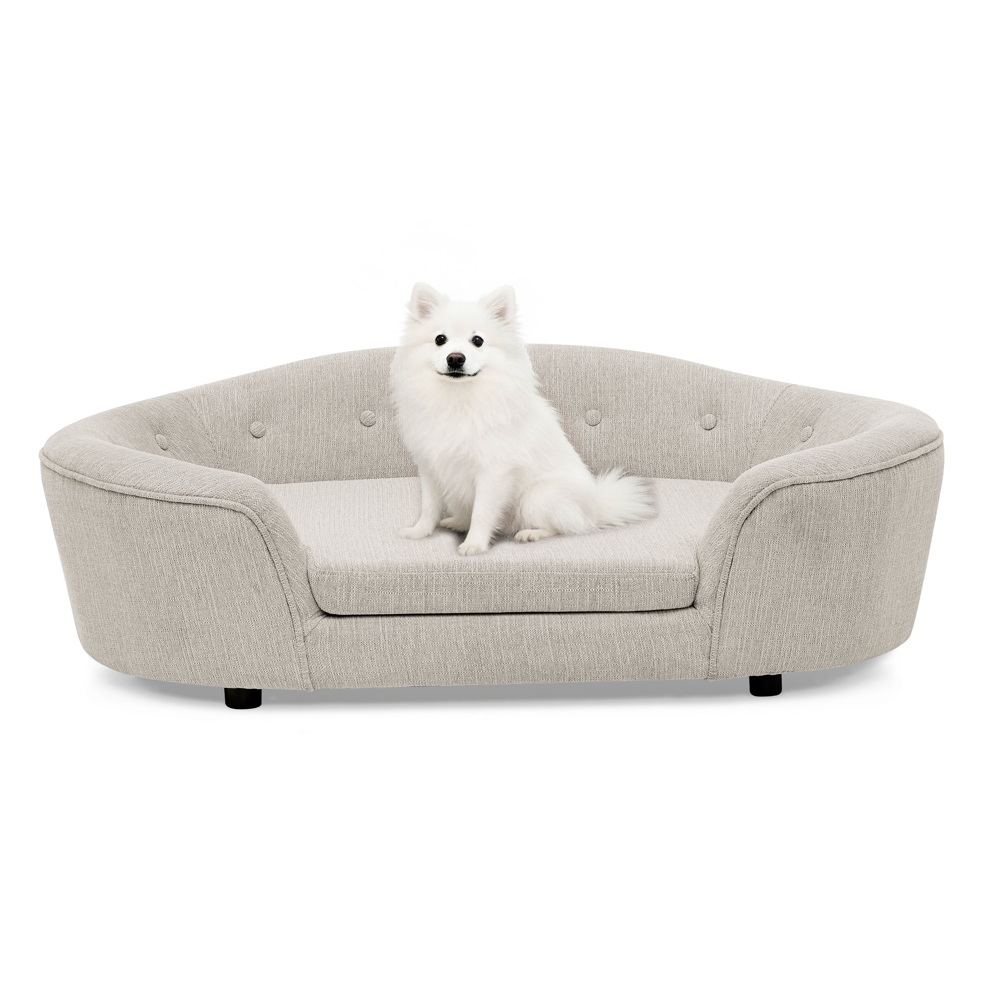 Oversized Oval Semi-Enclosed Dog Sofa