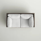 Fully Assembled Patio Wicker Loveseat with Cushions
