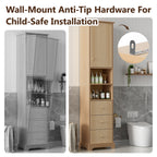 67.7" Tall Freestanding Bathroom Cabinet