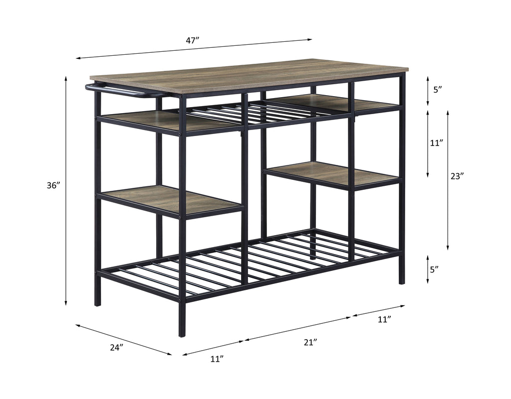 Lona Rustic Kitchen Island