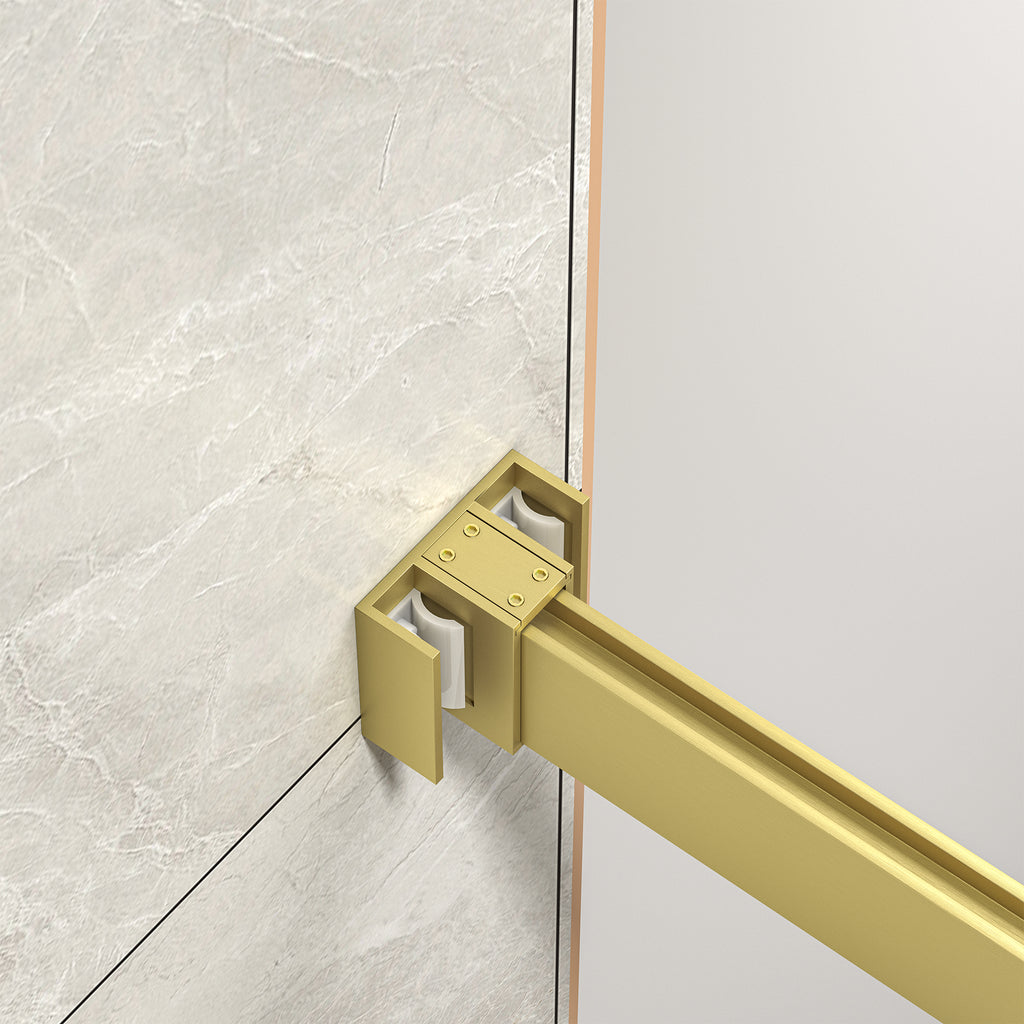 43"-48" W x 76" H Brushed Shower Door