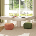 Fuji 15" Mushroom Footstool Ottoman in Spice