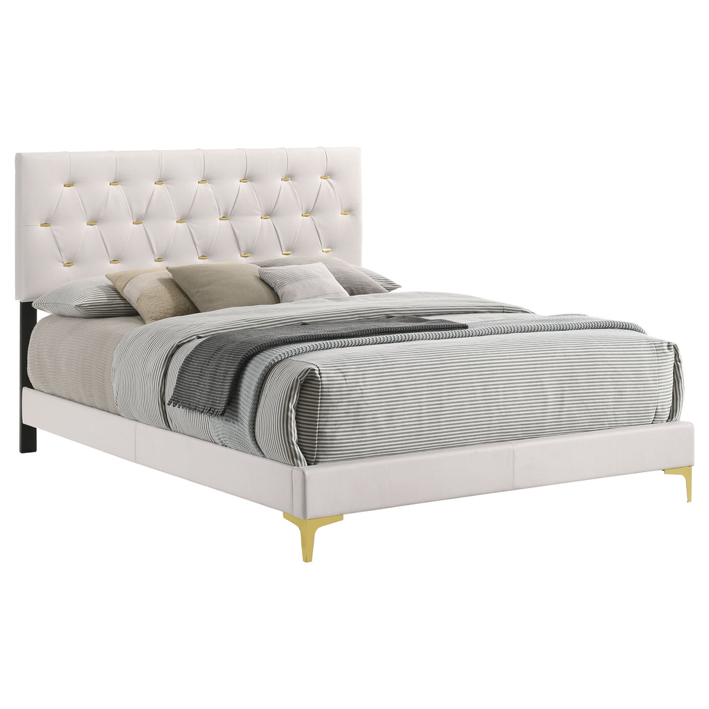 James Modern Glam Queen Bed