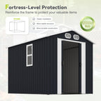 Campcraft 8x6 FT Outdoor Storage Shed