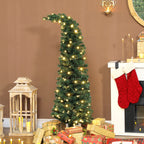 HOMCOM 5 ft Prelit Whimsical Christmas Tree