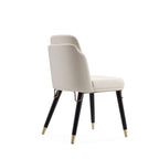 Estelle Wood Vegan Leather Dining Chair