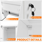 Metal Storage Vertical Filing Cabinet with Lock