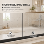 Framed Double Sliding Shower Door, 50-54" W x 72" H