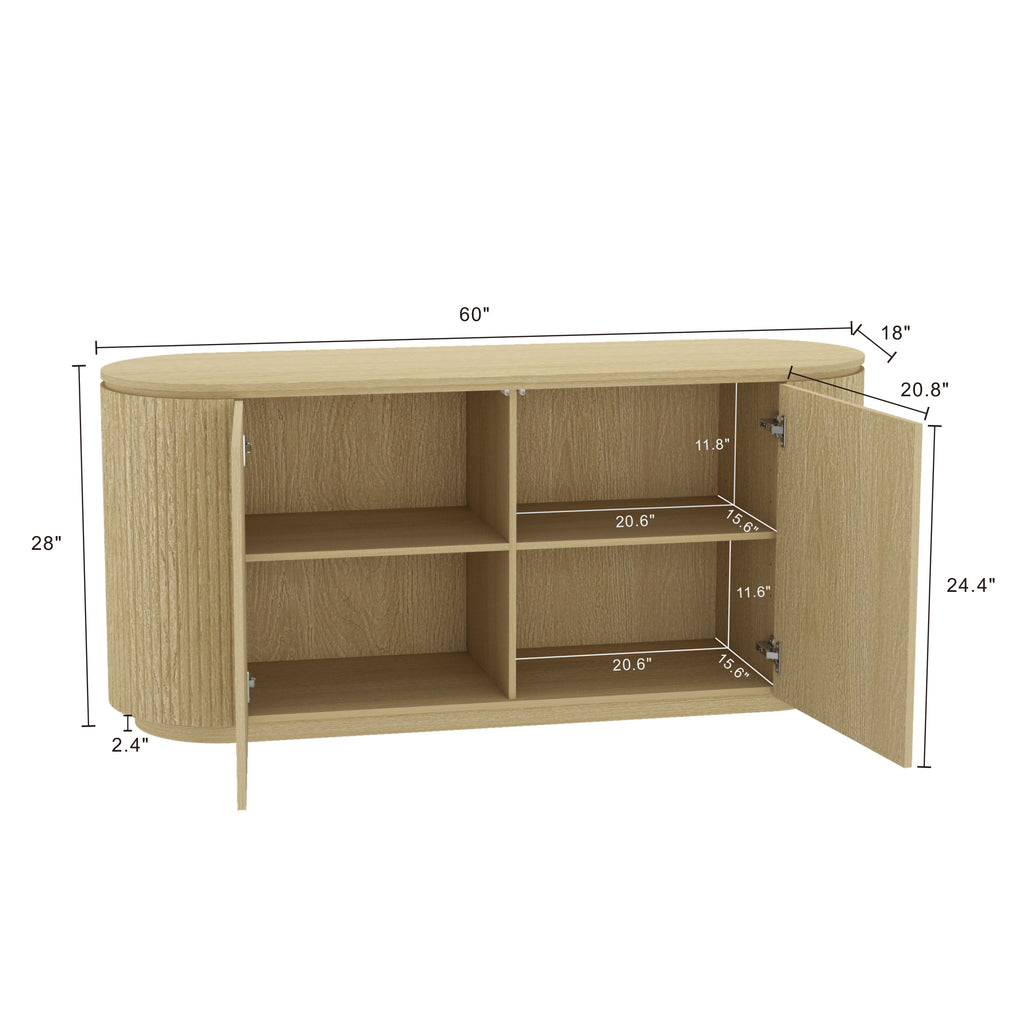 Olivia Modern 60" Sideboard