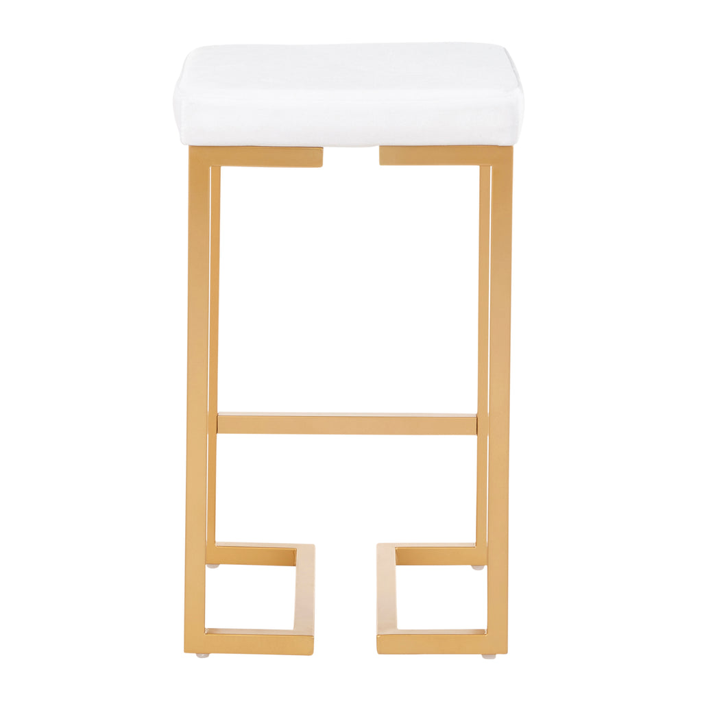 26" Contemporary Counter Stool Pair