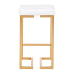 26" Contemporary Counter Stool Pair