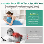Ergonomic Spinal Posture Support & Multi-Functional Bed Pillow