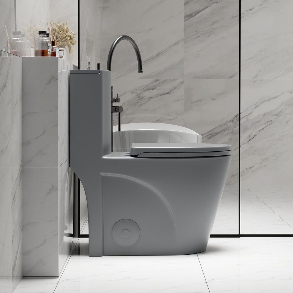 1.1/1.6 GPF Tornado Flush One-Piece Toilet