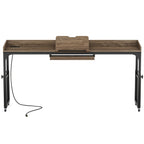 Height Adjustable Overbed Table with Wheels