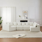 151.6-Inch Extra-Large L-Shaped Modular Sofa