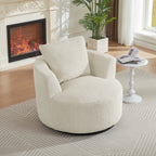 Compressible 360° Swivel Accent Chair