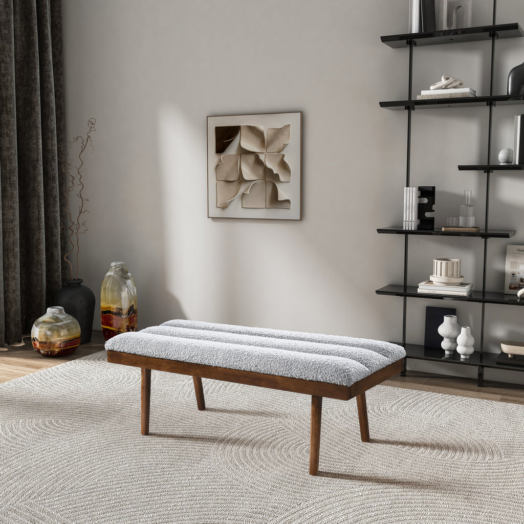 Troni Light Upholstered Bench