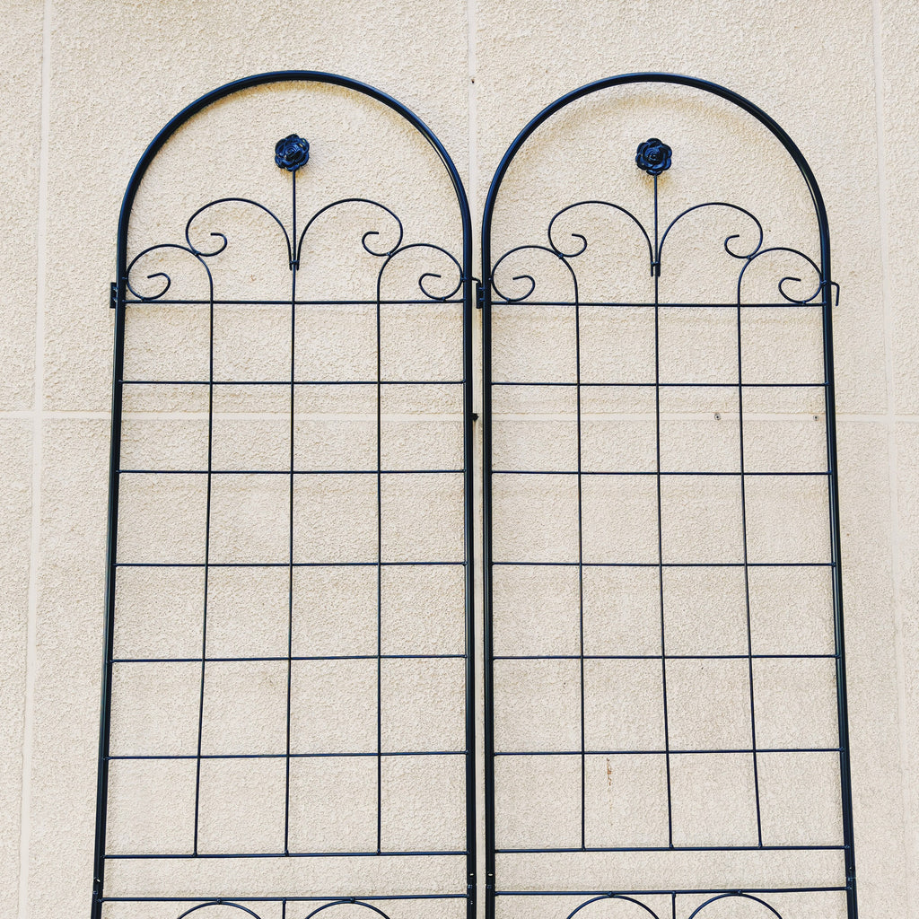 4 Pack Metal Garden Trellis for Climbing Plants