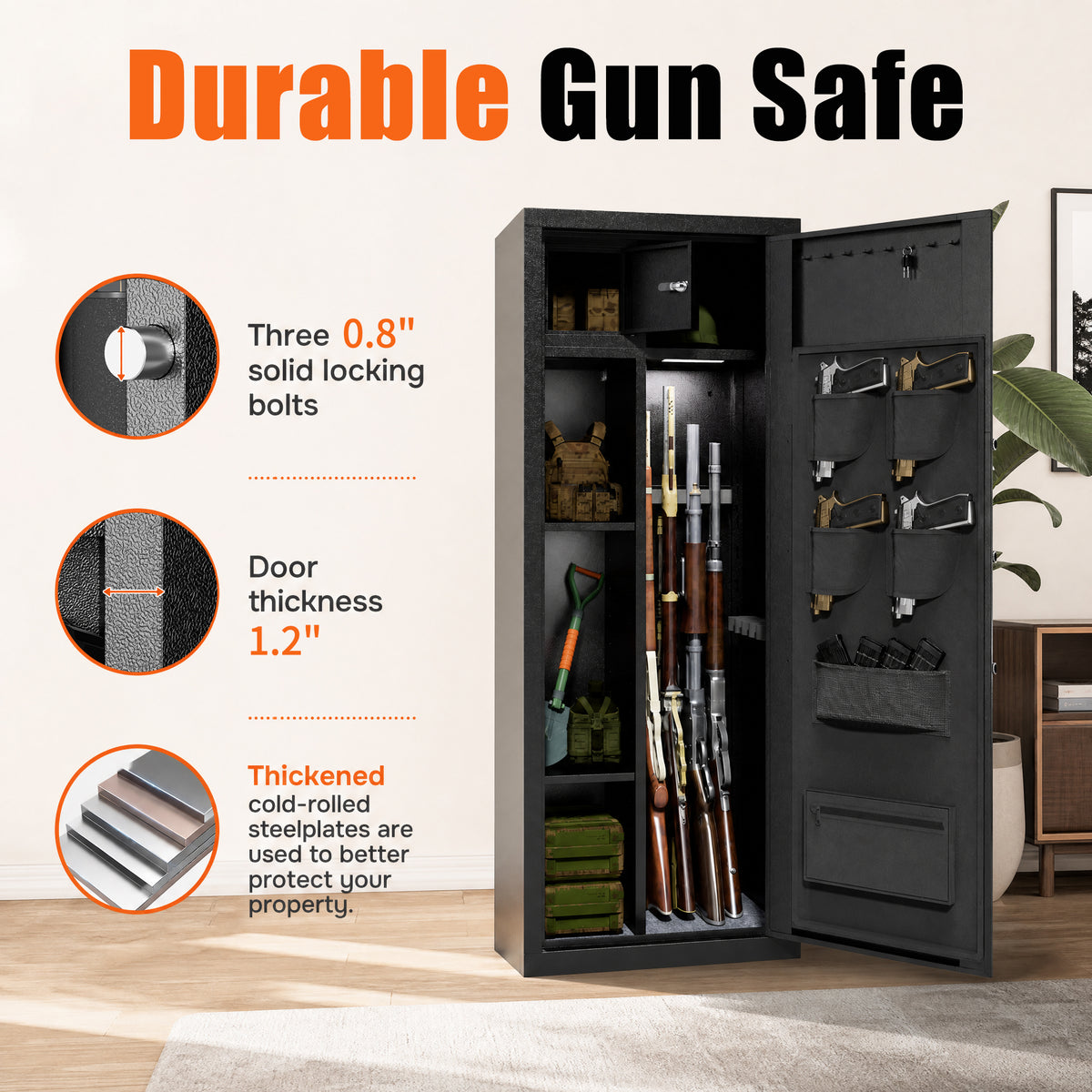 Biometric Large Gun Safe