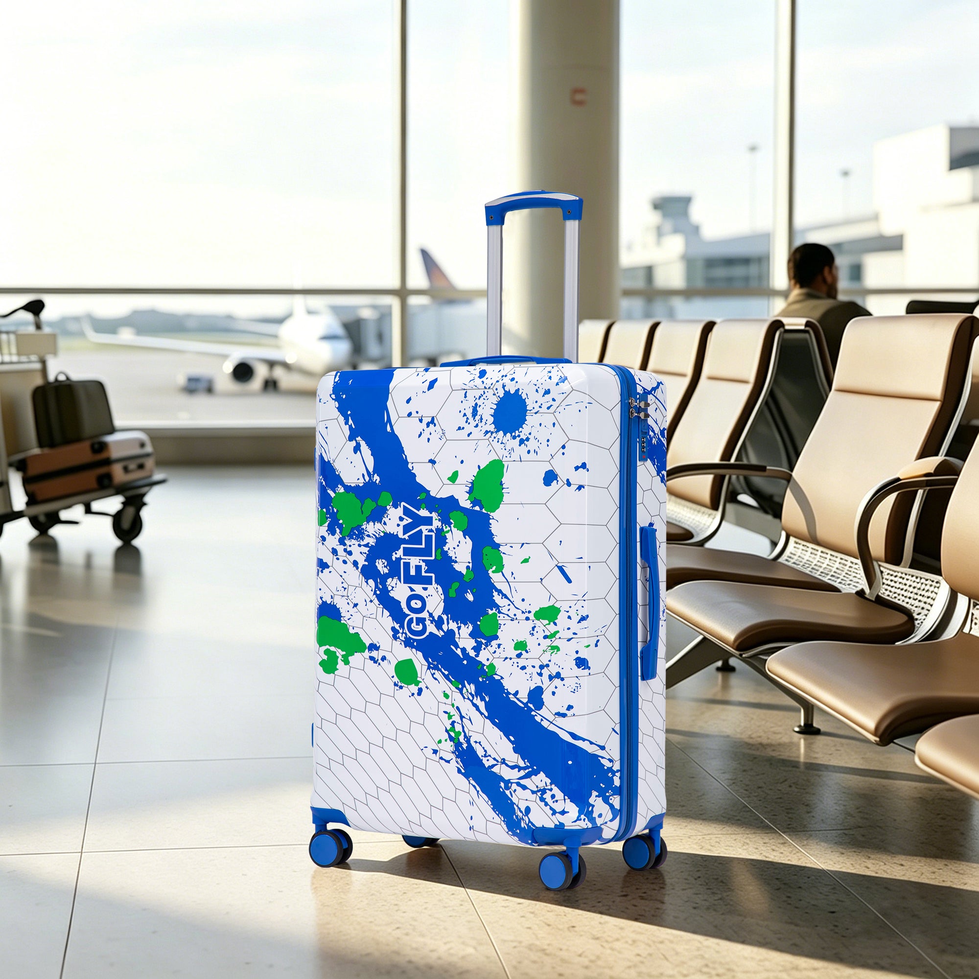 28 Inch PC Spinner Wheel Luggage, Carry On Suitcase