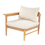 Terassi Outdoor Acacia Wood 4 Seater Sofa