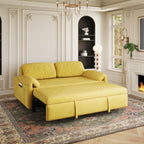 Elegant Dual-Purpose Velvet Sofa Bed