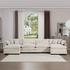 Cloud - Like Comfy Soft Upholstered 4 Seater Modular Sofa